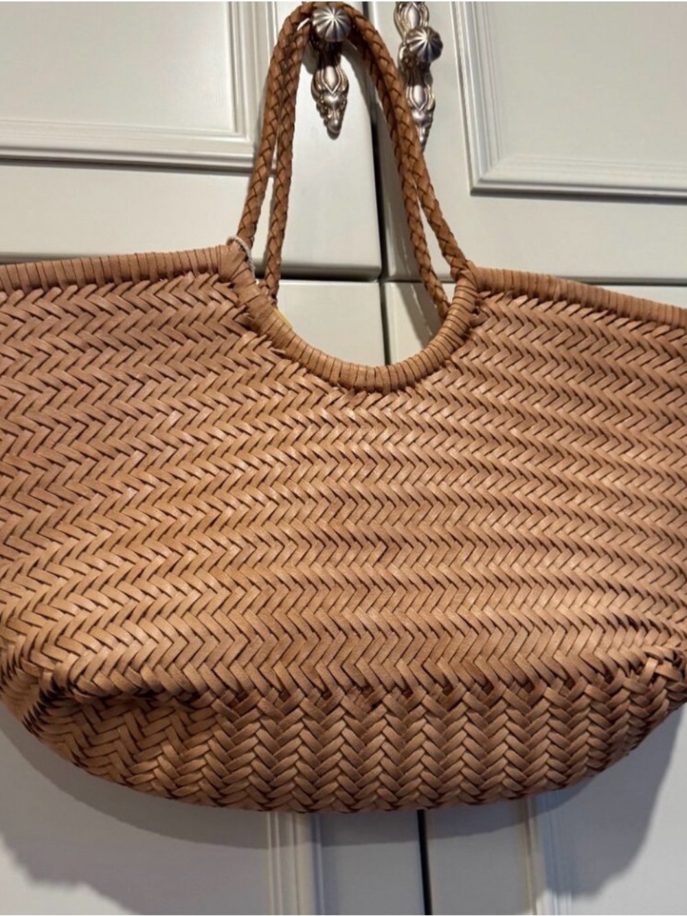 NEW Dragon Diffusion Nantucket Leather Bag- Natural - Picture 10 of 11